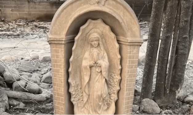 California stunned after Virgin Mary statue survives relentless wildfires that destroyed home